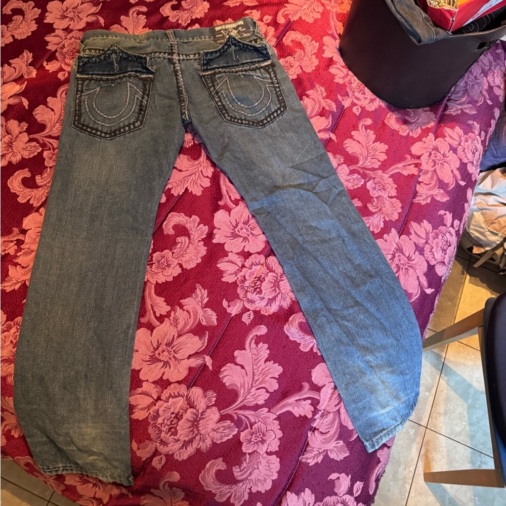 True religion jeans light blue